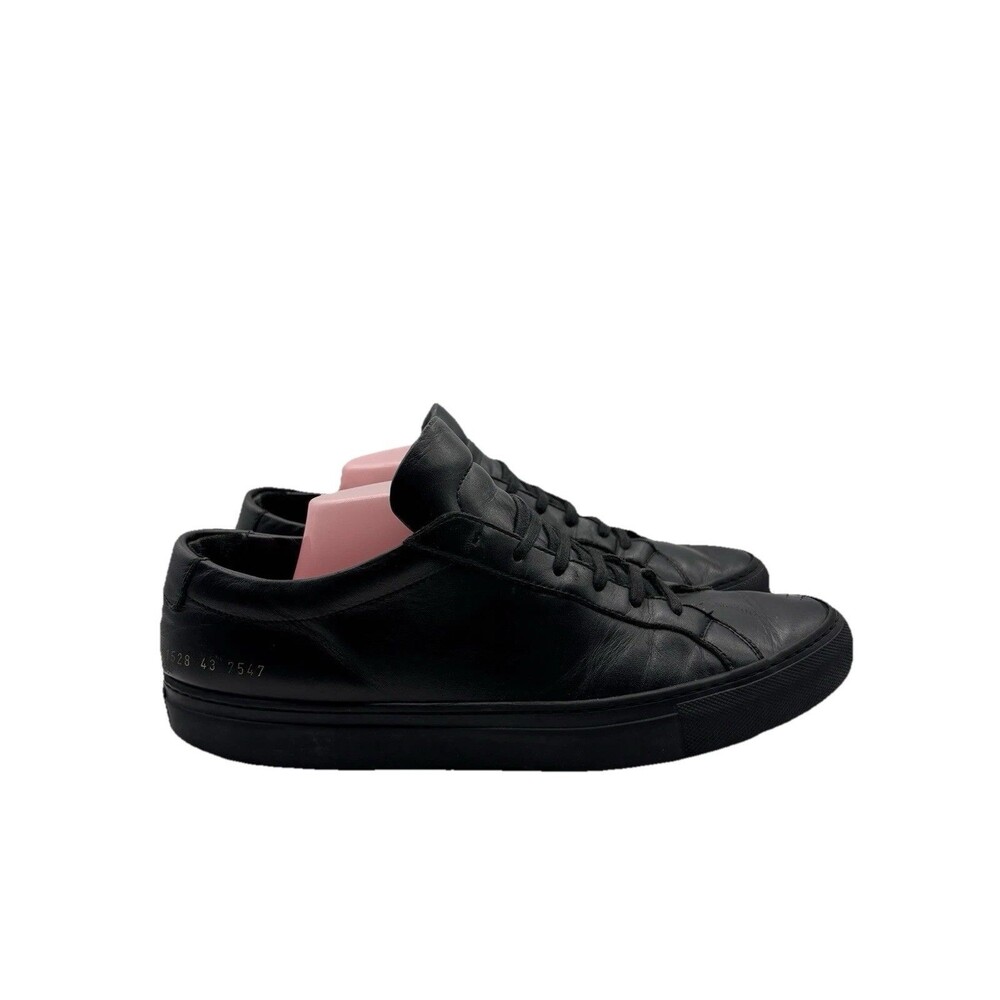 Common Projects Achilles Low-Top Sneaker Shoes Black Men’s Size EU 43 US 10